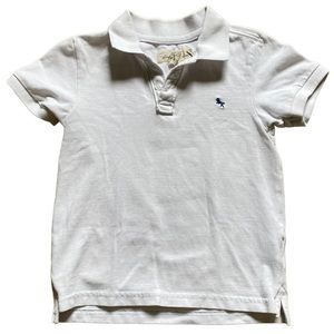 🍒4/$20 L.O.G.G. Boys White Polo Shirt 4-6yrs